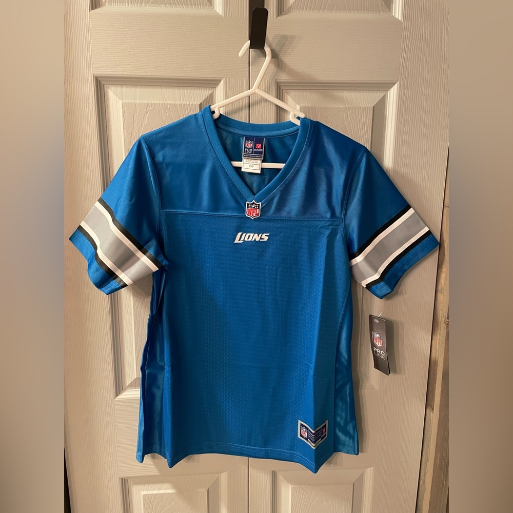 NWT NFL Detroit Lions Proline 365 Blank Jersey.  Women’s size small